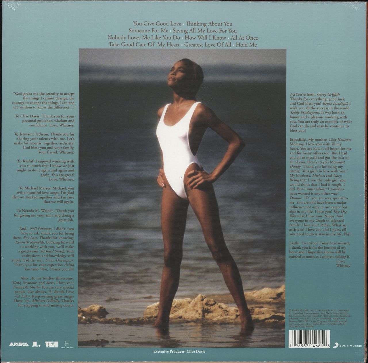 Whitney Houston Whitney Houston - Peach Vinyl UK Vinyl LP