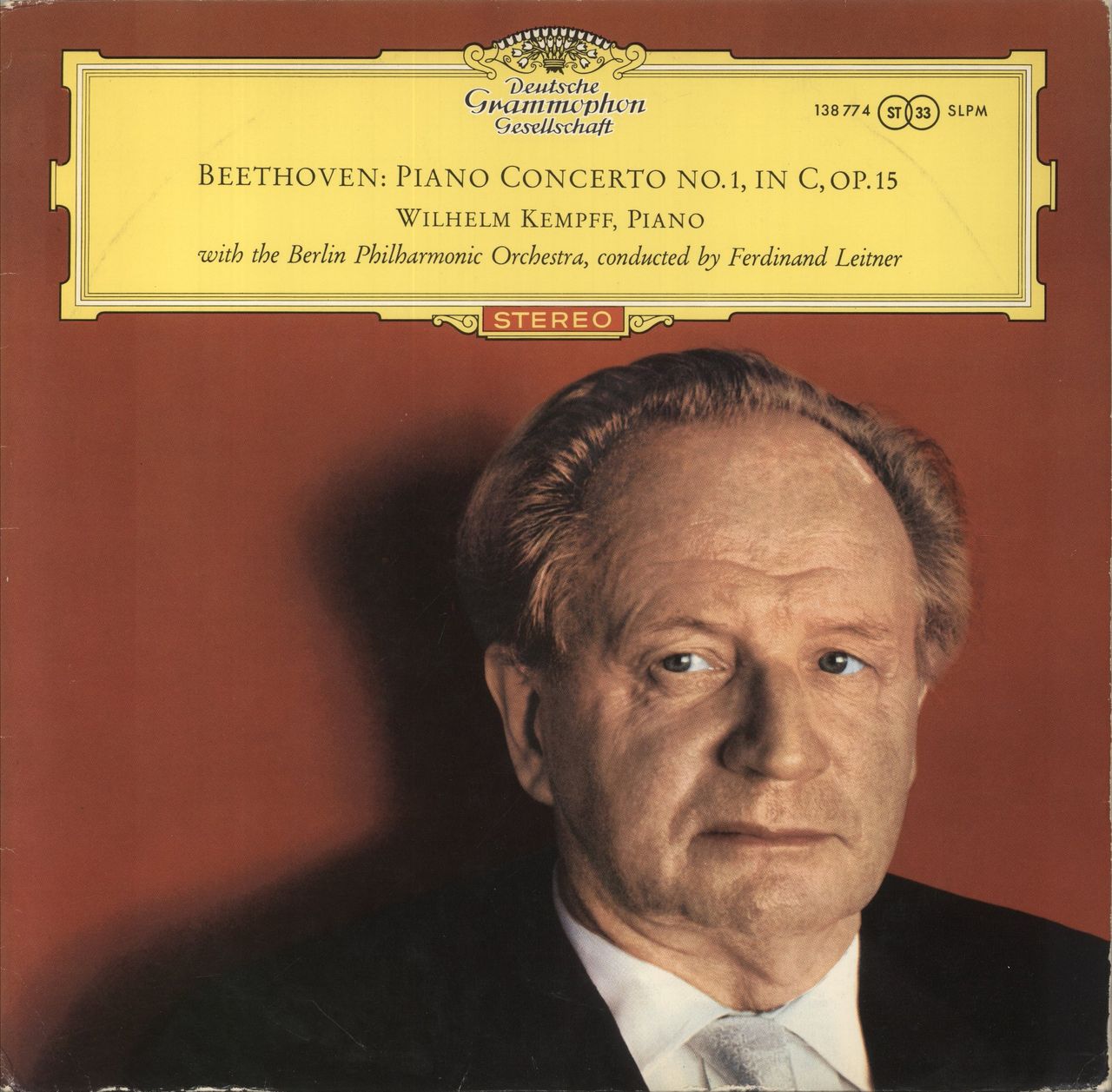 Wilhelm Kempff Beethoven: Klavierkonzert Nr. 1 C-dur German Vinyl LP