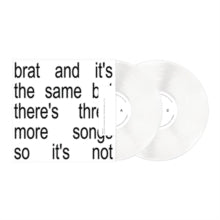 CHARLI XCX - brat & it's the same but there's three more songs so its not (White Vinyl 2lp)