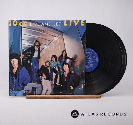 10cc - Live And Let Live - Gatefold Double LP Vinyl Record - EX/EX