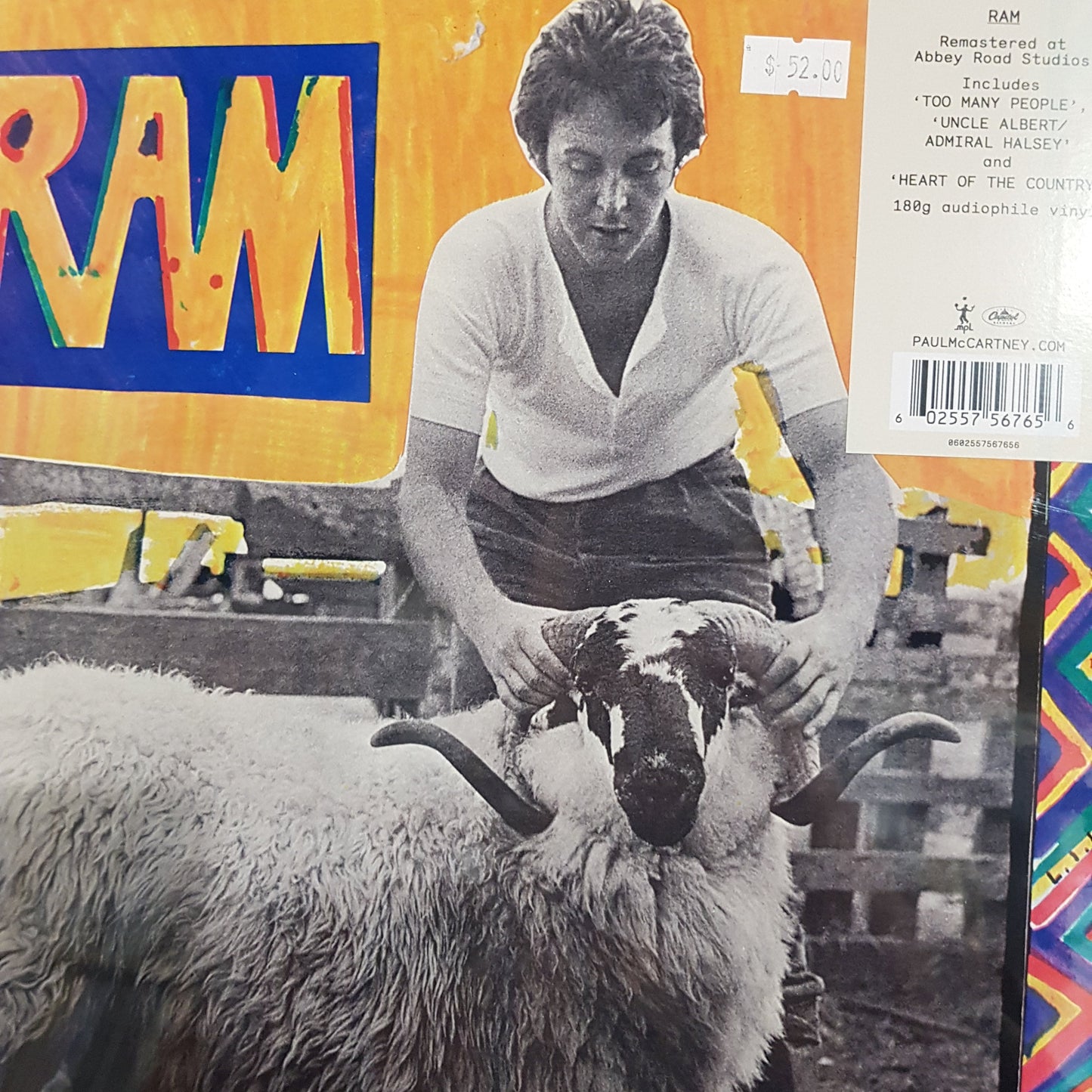 PAUL & LINDA MCCARTNEY - RAM VINYL