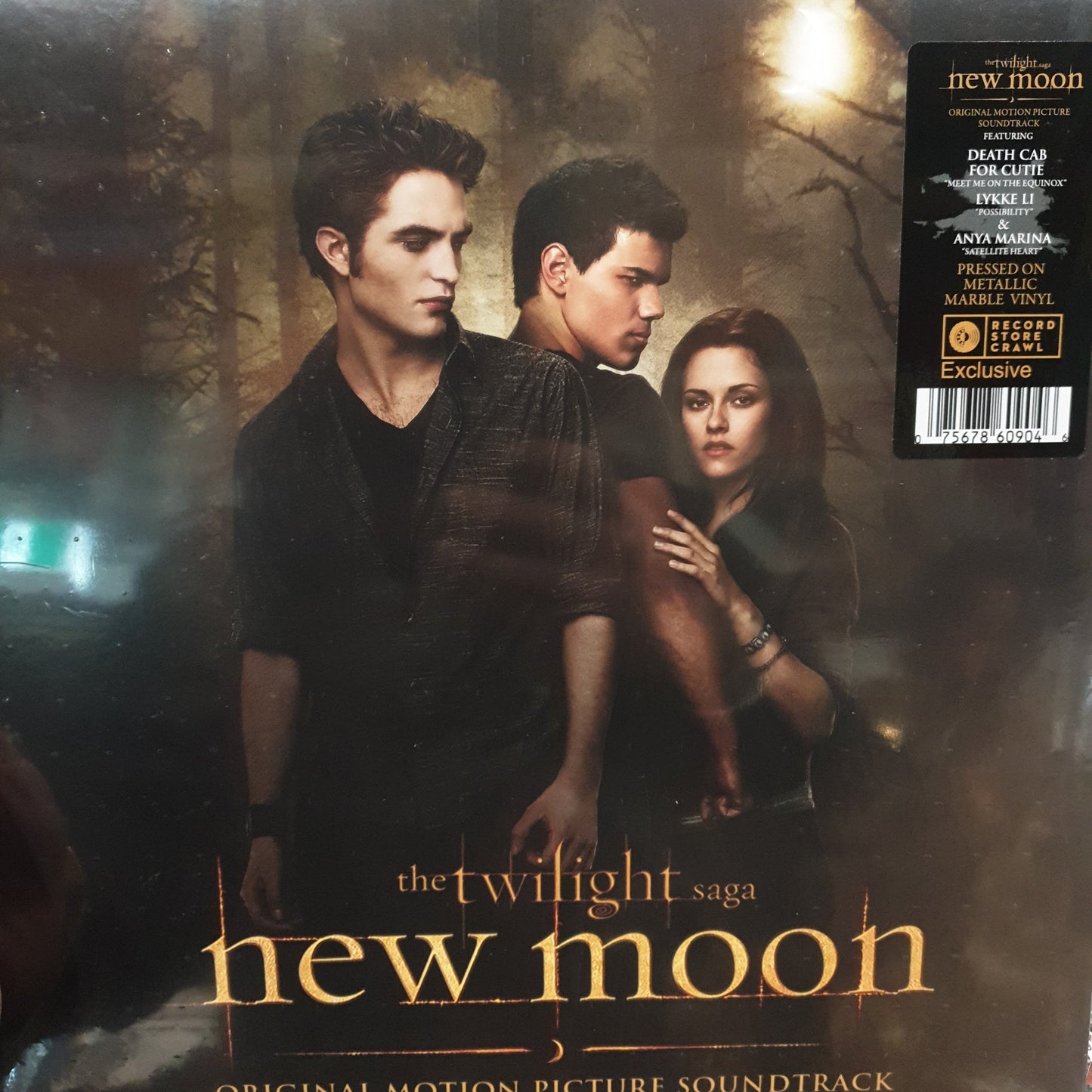 VARIOUS ARTISTS - TWILIGHT: NEW MOON SOUNDTRACK (METALLIC MARBLE COLOURED) (2LP) VINYL