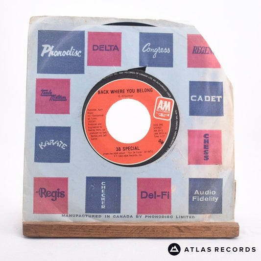 38 Special - Back Where You Belong - 7" Vinyl Record - VG/VG+