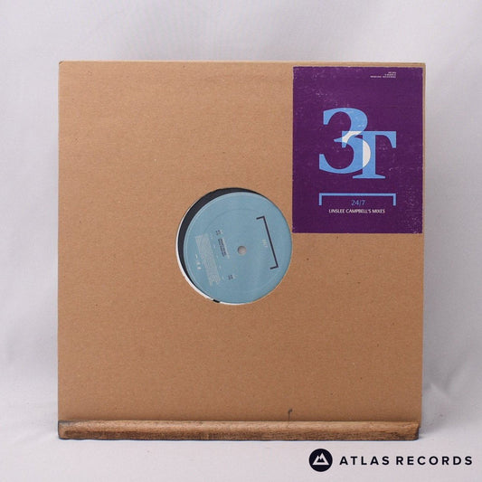 3T - 24/7 (Linslee Campbell's Mixes) - Die-Cut Sleeve 12" Vinyl Record - EX/EX