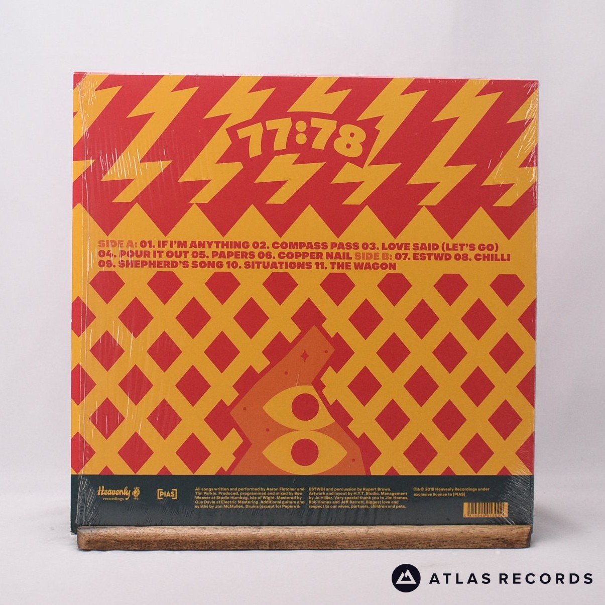 77:78 - Jellies - Orange Jelly Limited Edition LP Vinyl Record - NM/NM