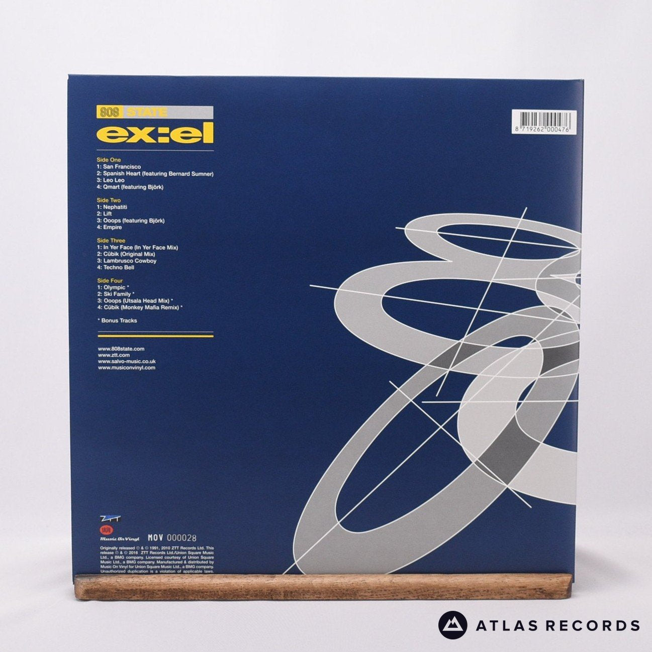 808 State - ex:el - Double LP Vinyl Record