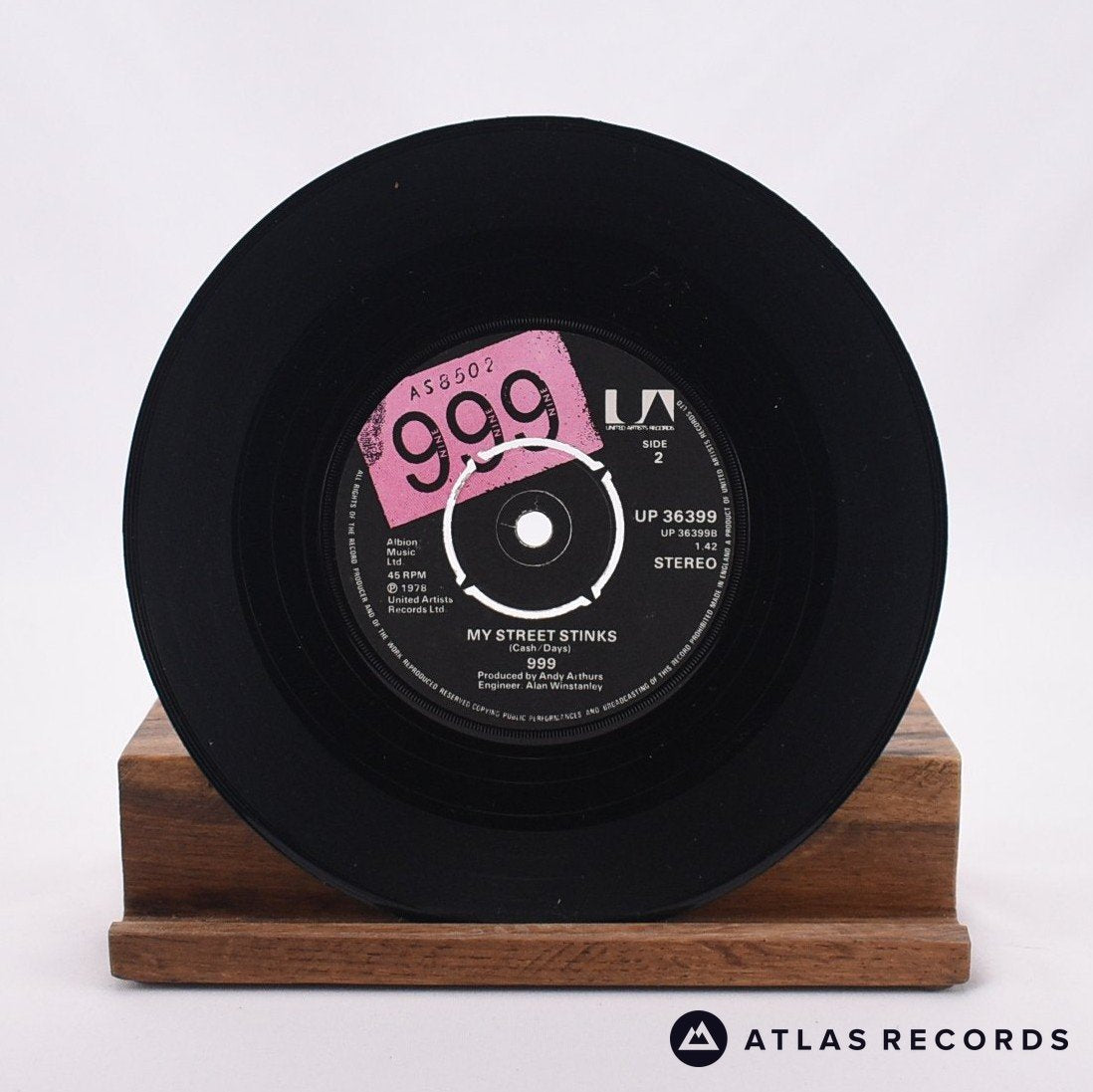 999 - Emergency - 7" Vinyl Record - EX/EX