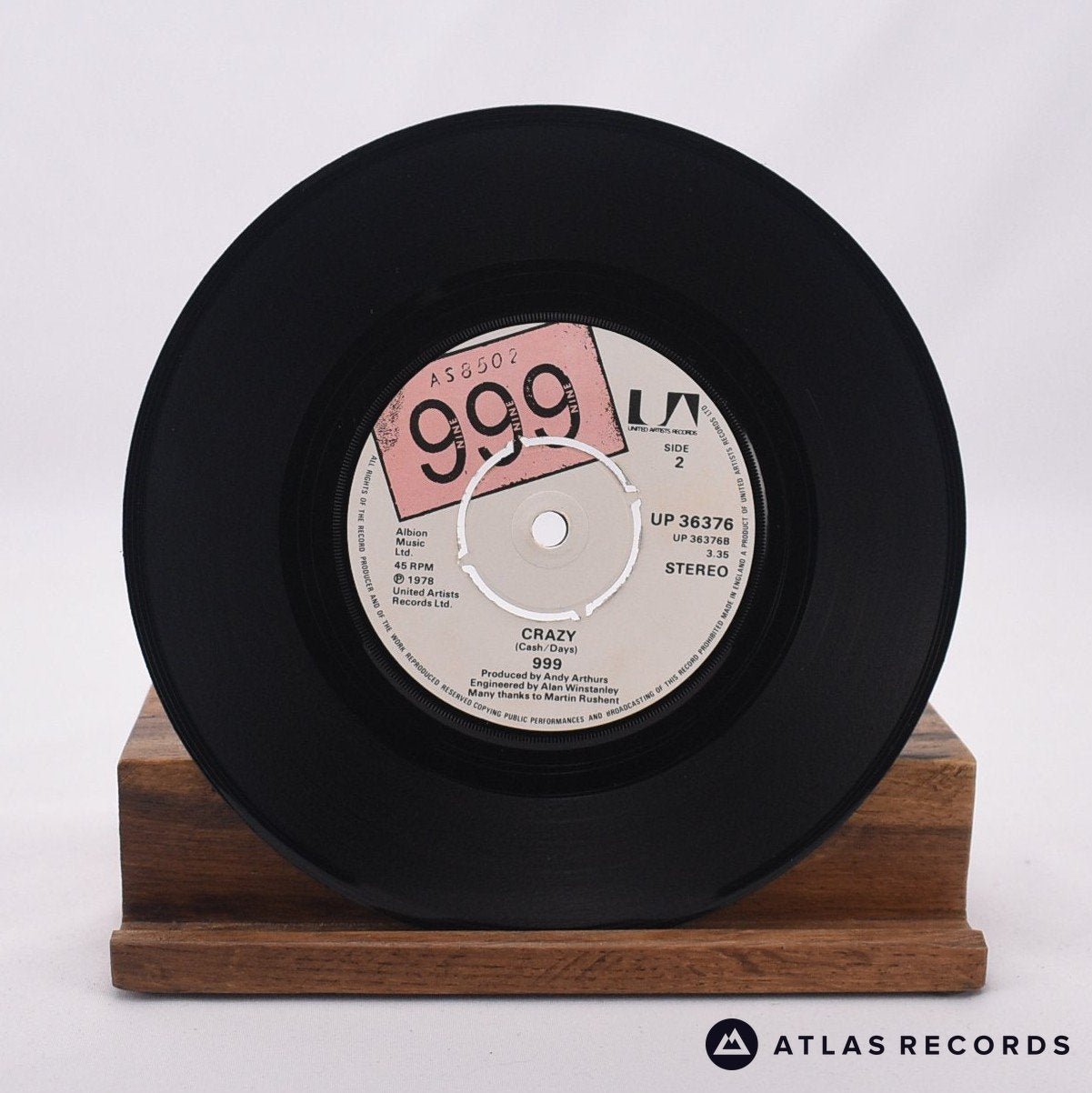 999 - Me And My Desire - 7" Vinyl Record - VG+/EX