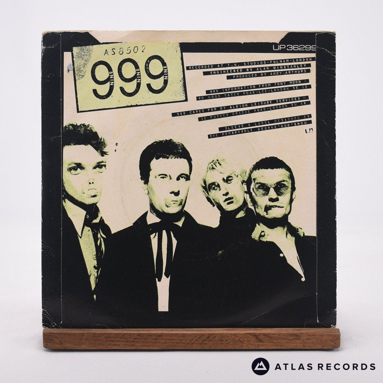 999 - Nasty, Nasty - 7" Vinyl Record - VG+/VG+