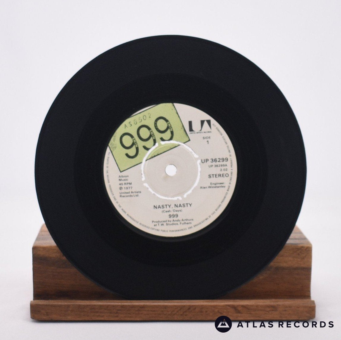 999 - Nasty, Nasty - 7" Vinyl Record - VG+/VG+