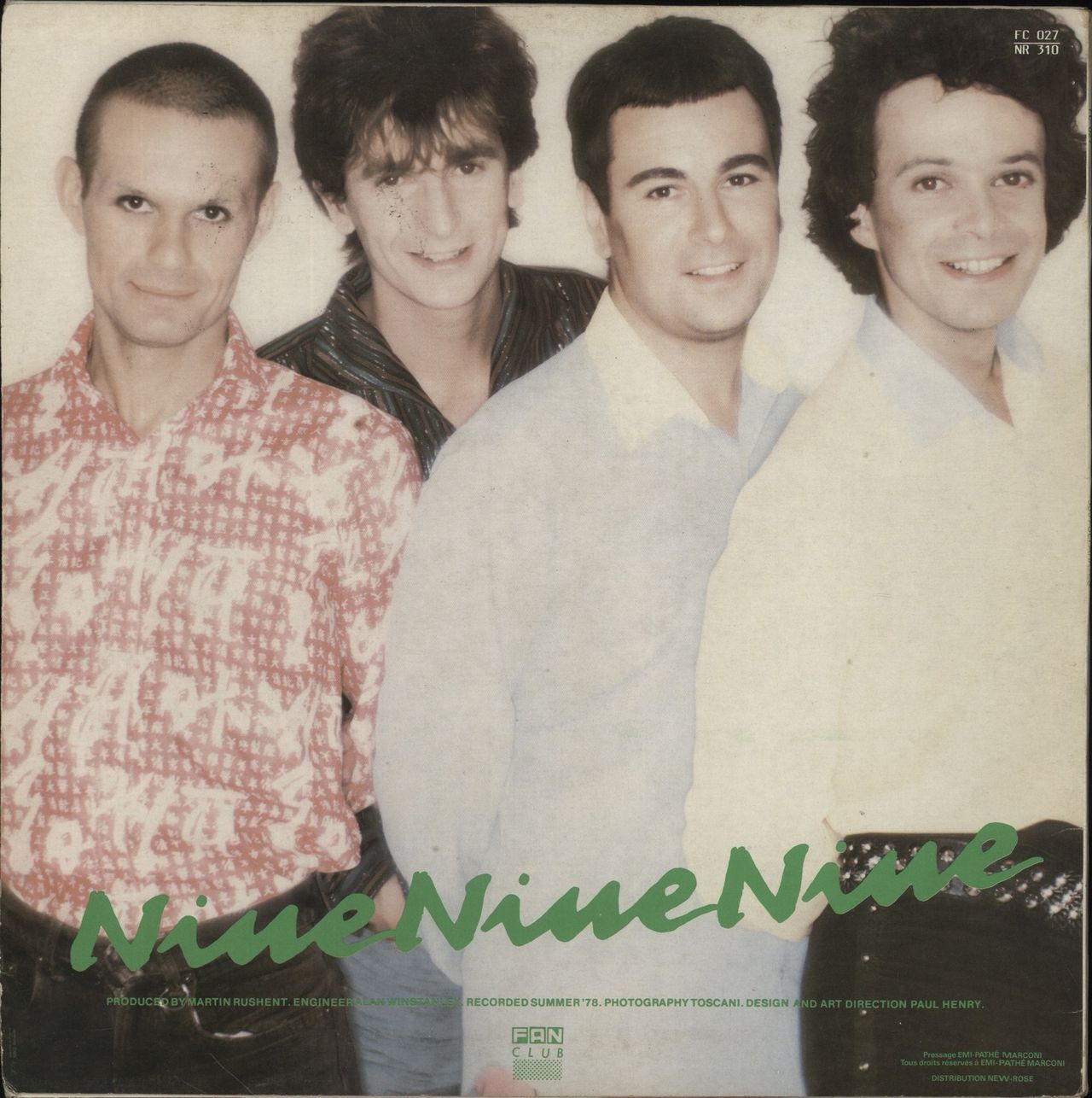999 Separates French Vinyl LP
