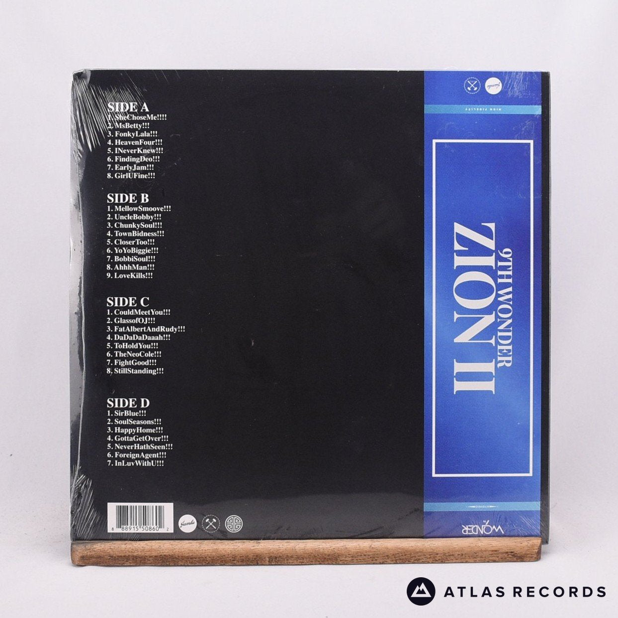 9th Wonder - Zion II - Blue Limited Edition Double LP Vinyl Record - NEW