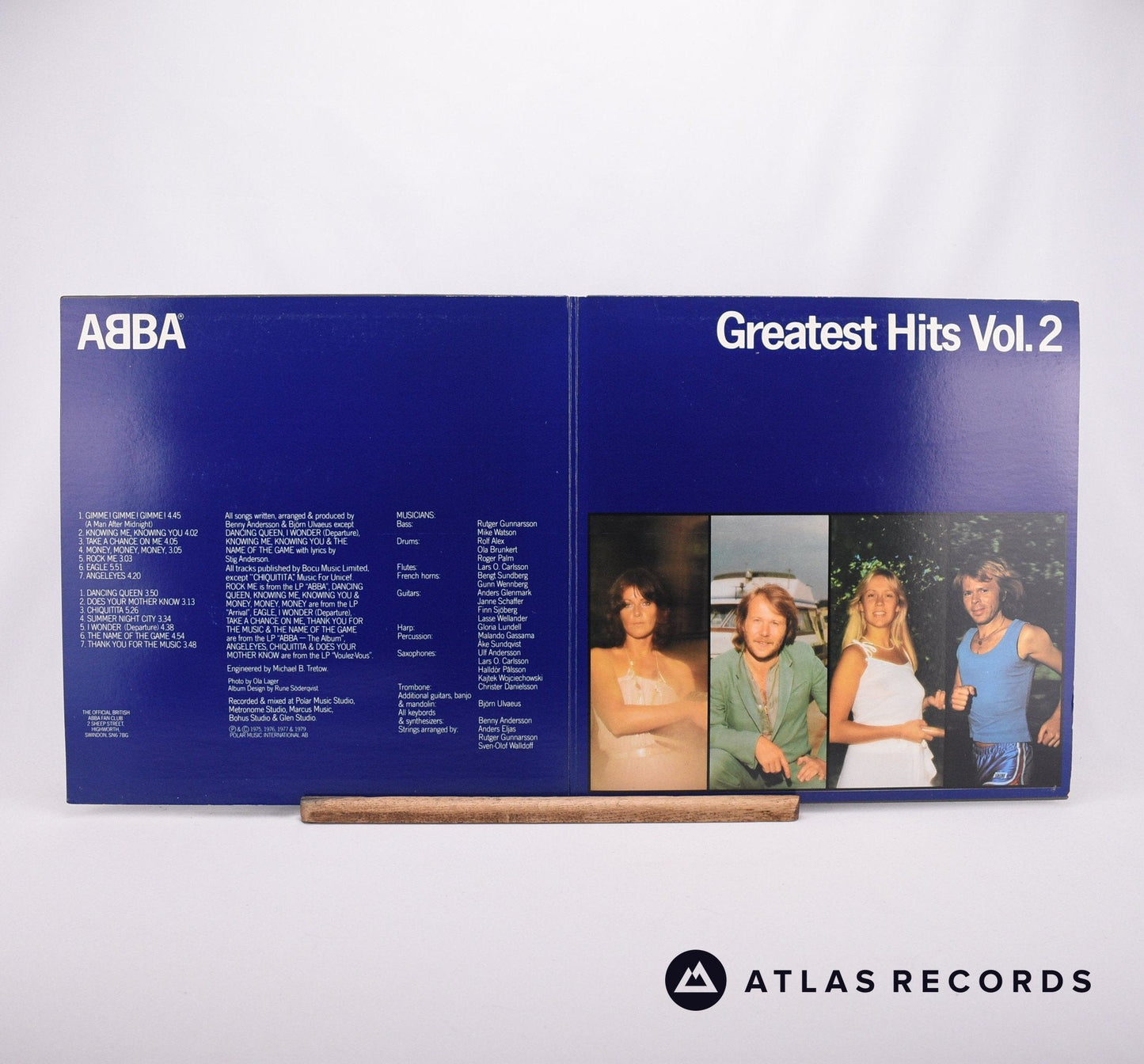 ABBA - Greatest Hits Vol. 2 - Gatefold LP Vinyl Record - EX/EX