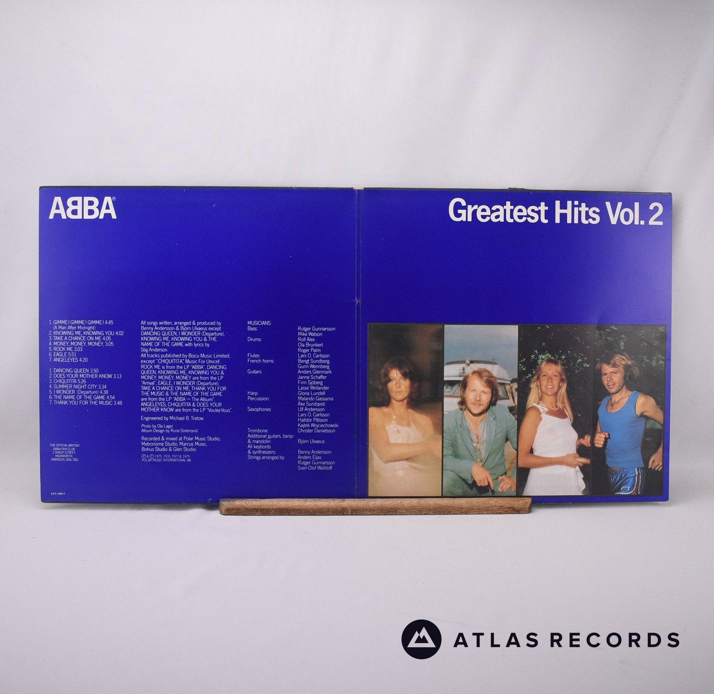 ABBA - Greatest Hits Vol. 2 - Gatefold LP Vinyl Record - VG+/EX