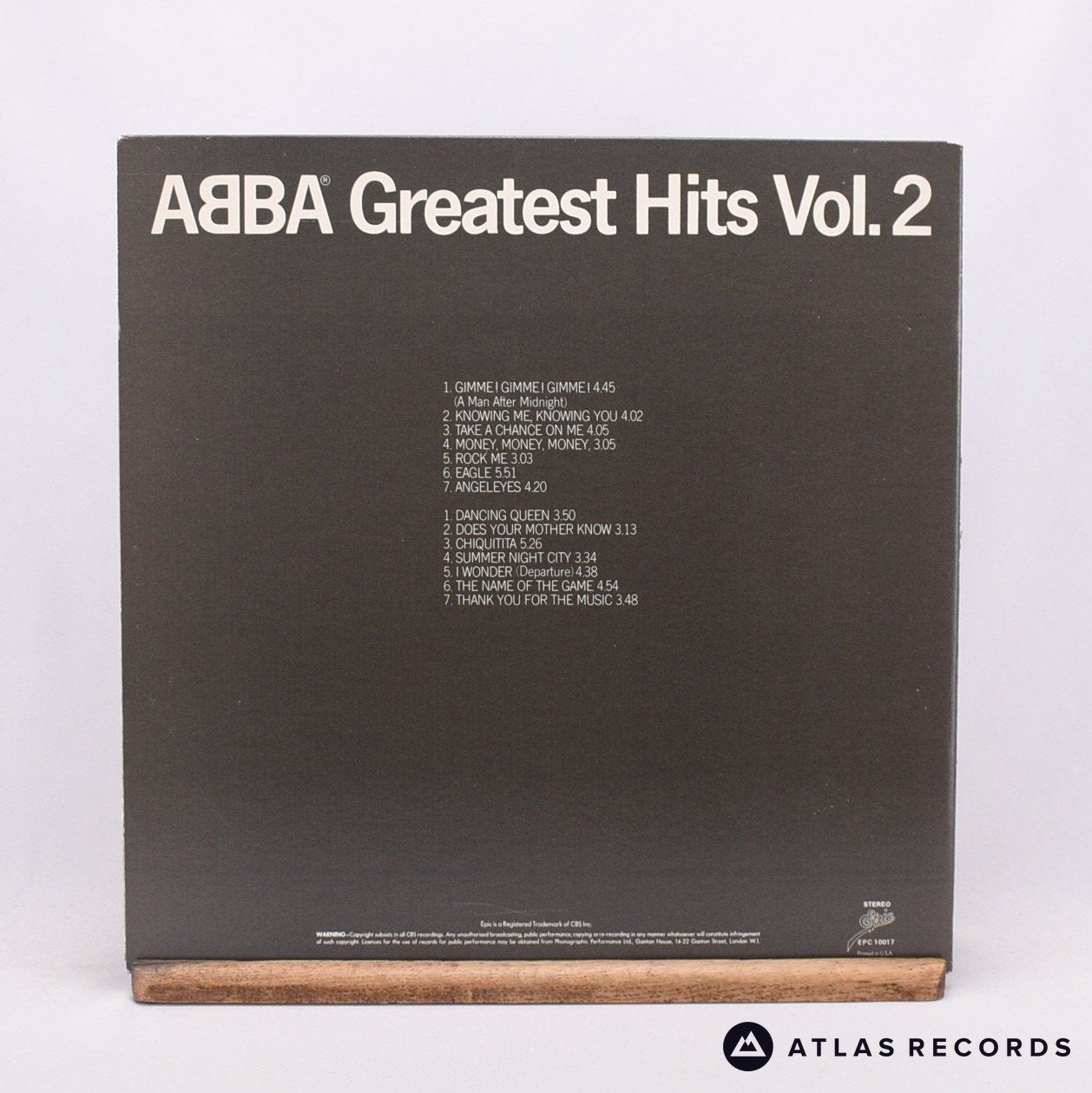 ABBA - Greatest Hits Vol. 2 - Gatefold LP Vinyl Record - EX/EX