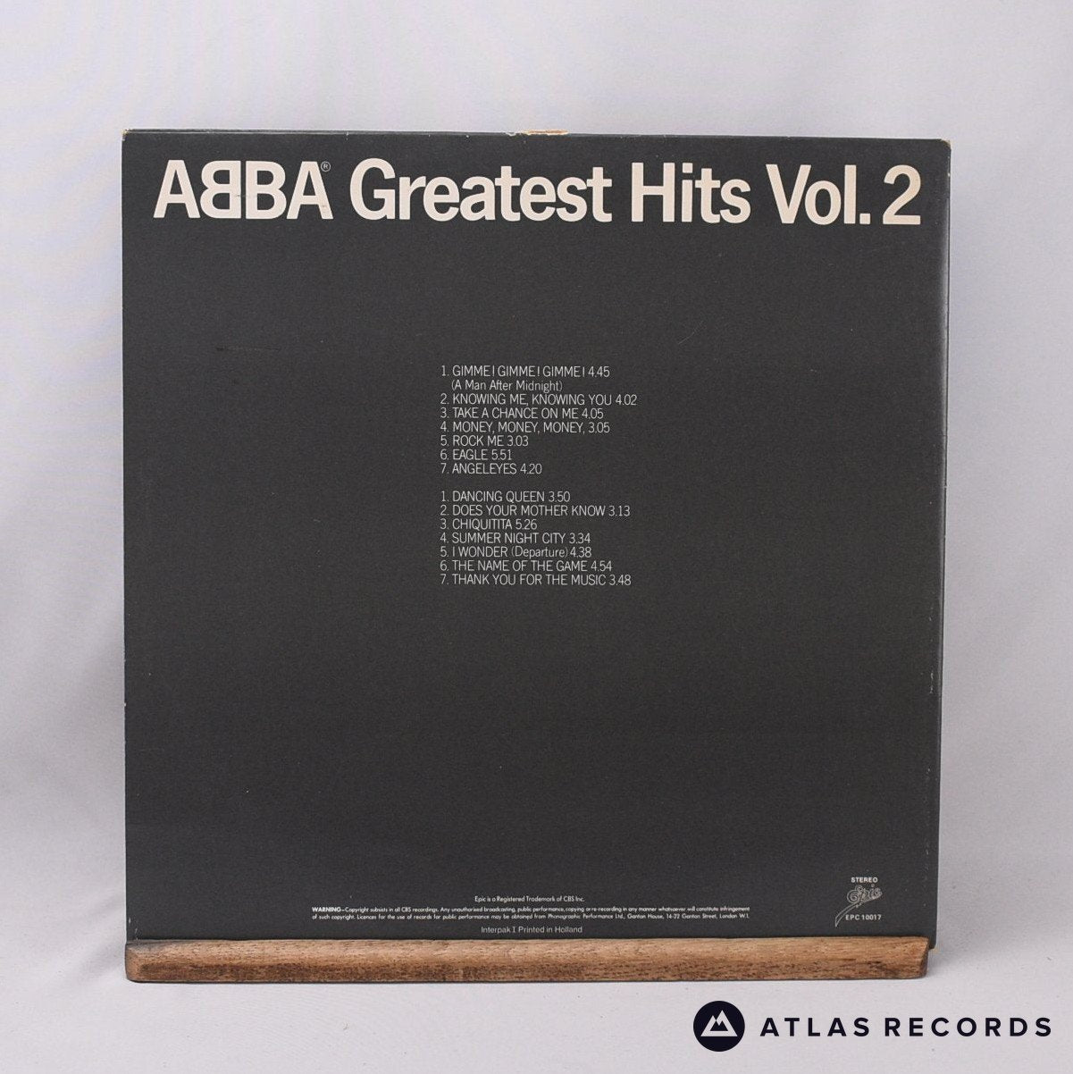 ABBA - Greatest Hits Vol. 2 - Gatefold LP Vinyl Record - VG+/EX
