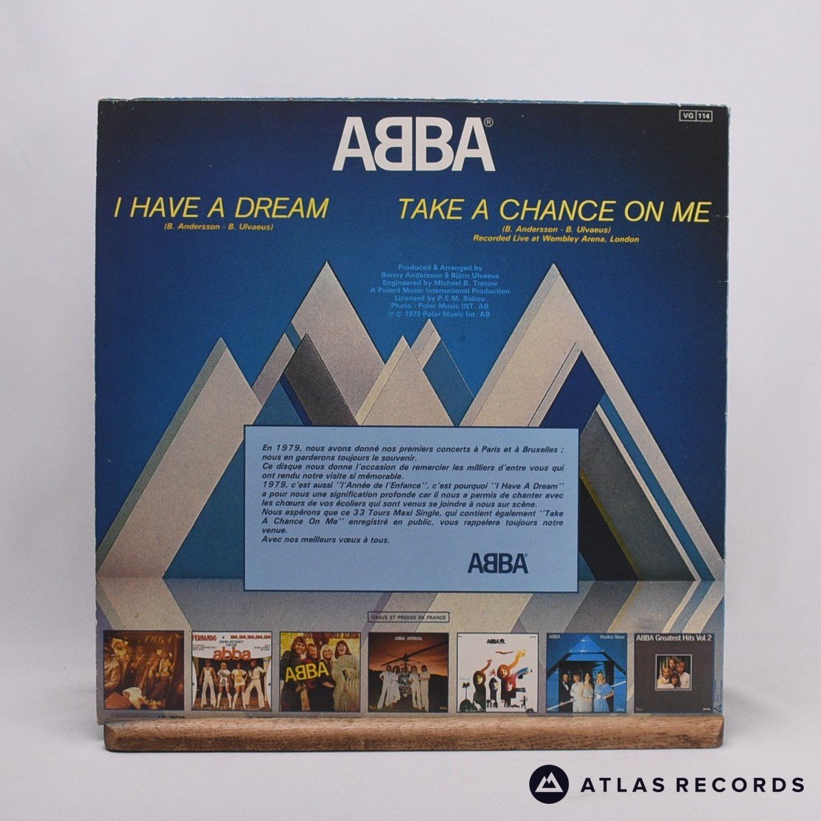 ABBA - I Have A Dream - 12" Vinyl Record - VG+/EX