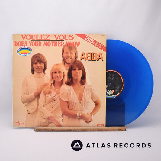 ABBA - Voulez-Vous / Does Your Mother Know - Blue A B 12" Vinyl Record - VG+/EX