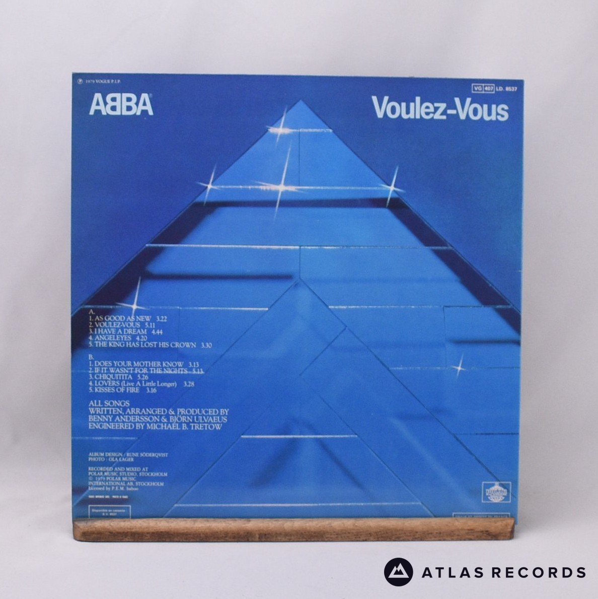 ABBA - Voulez-Vous - Red Clear Limited Edition A2 B2 LP Vinyl Record - EX/VG+