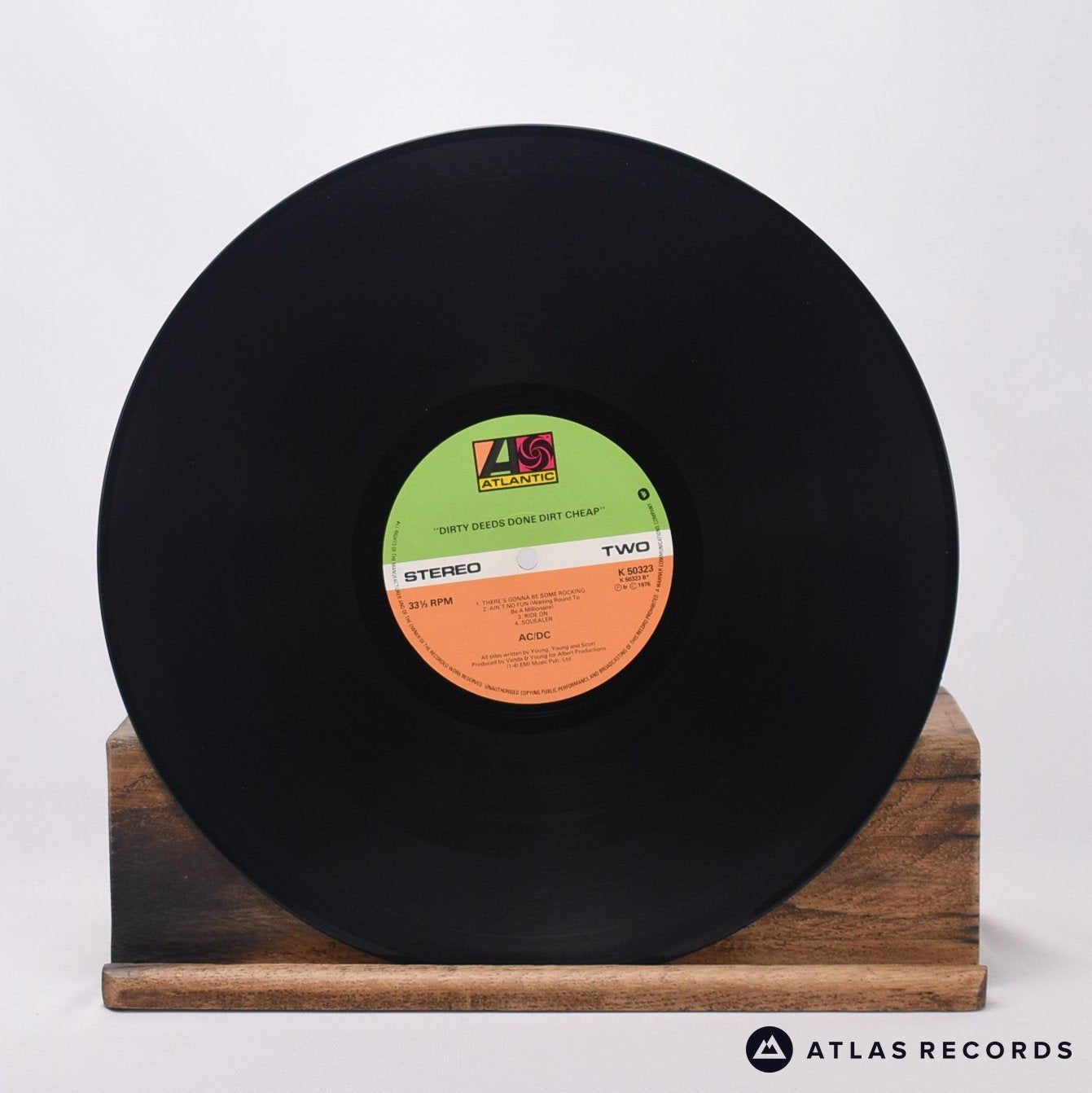 AC/DC - Dirty Deeds Done Dirt Cheap - Repress LP Vinyl Record - VG+/VG+