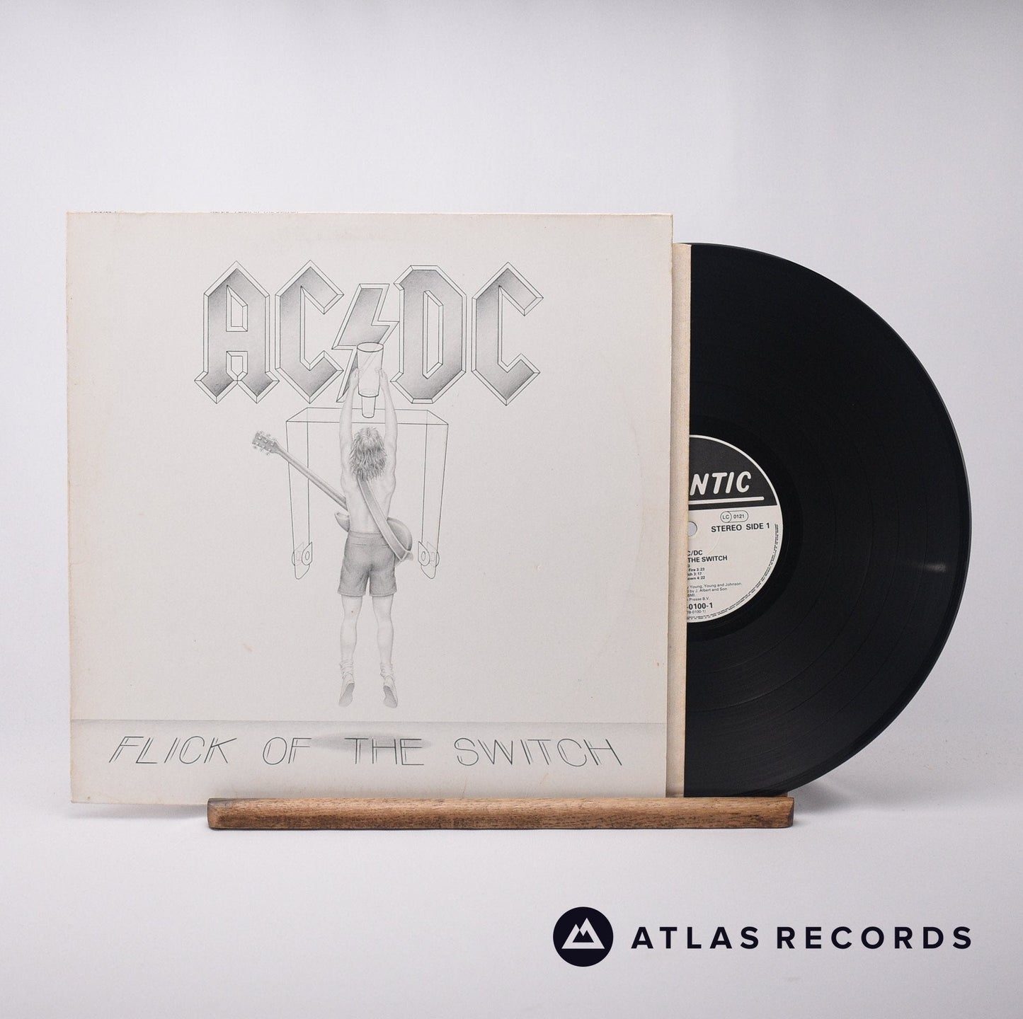 AC/DC - Flick Of The Switch - Embossed Sleeve 1A 1B LP Vinyl Record - VG+/VG