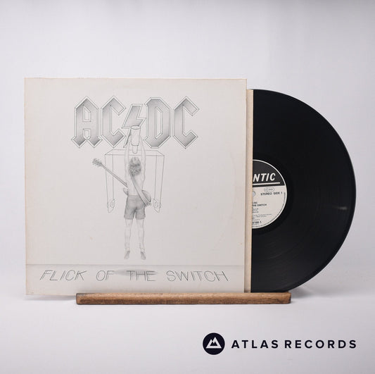 AC/DC - Flick Of The Switch - Embossed Sleeve 1A 1B LP Vinyl Record - VG+/VG