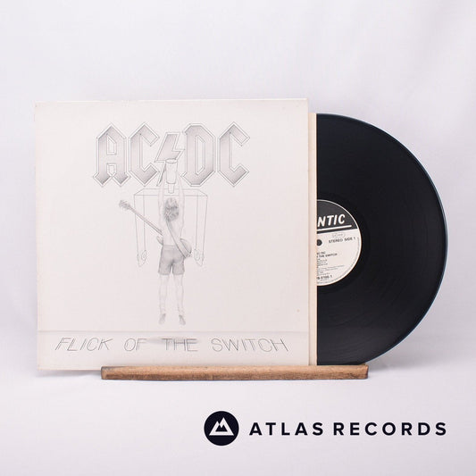 AC/DC - Flick Of The Switch - Embossed Sleeve A B3 LP Vinyl Record - EX/VG+