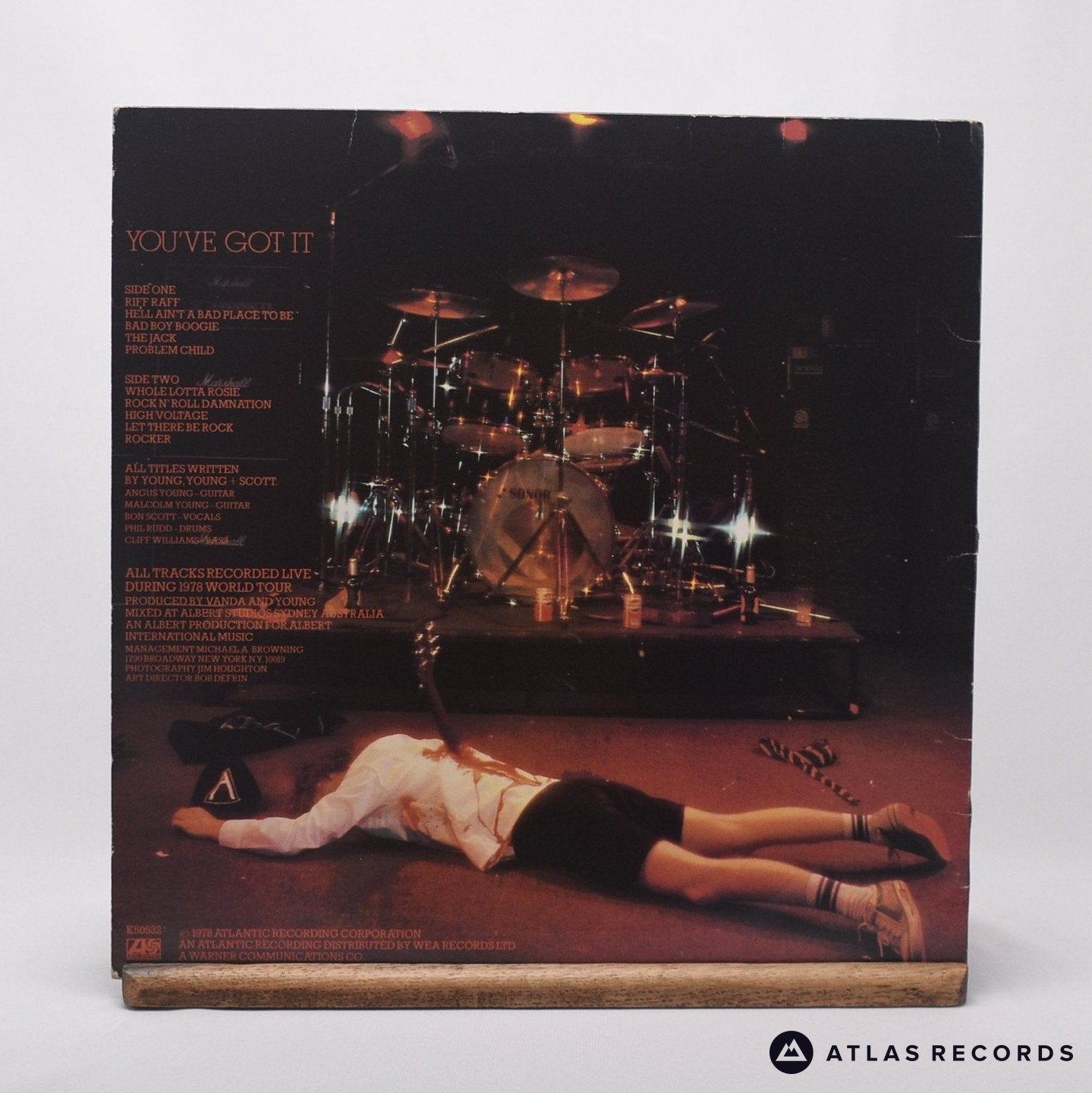 AC/DC - If You Want Blood You've Got It - Porky A2 B2 LP Vinyl Record - VG+/VG+