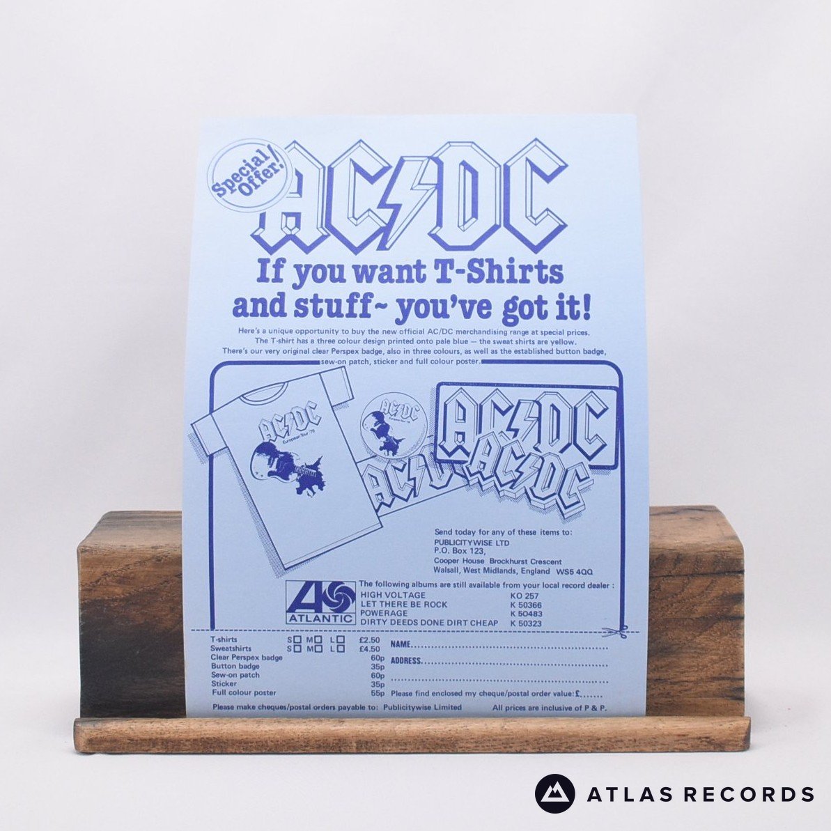 AC/DC - If You Want Blood You've Got It - A1 B1 LP Vinyl Record - VG+/EX