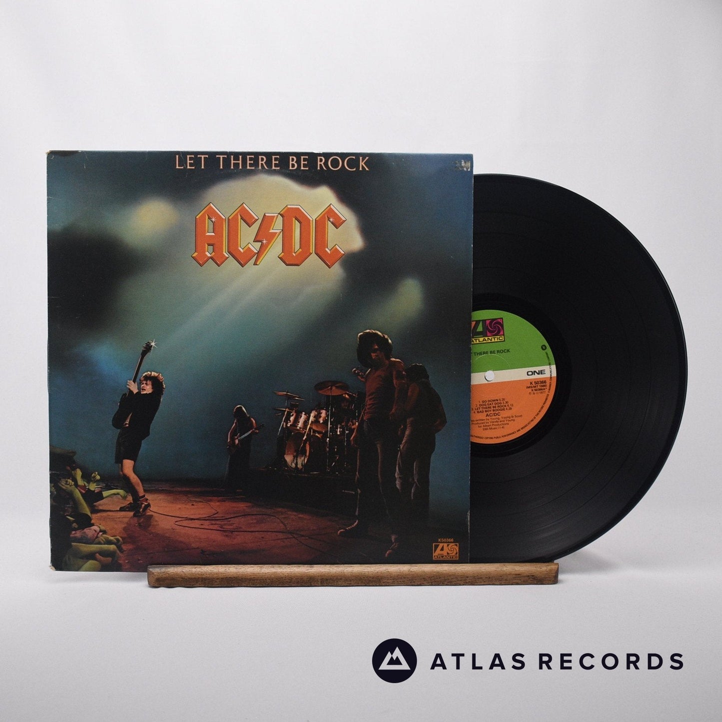 AC/DC - Let There Be Rock - Allen Porky A-1 B-2 LP Vinyl Record - VG+/VG+