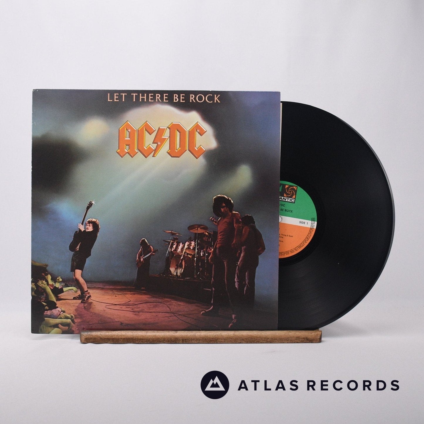 AC/DC - Let There Be Rock - Reissue Strawberry LP Vinyl Record - EX/EX