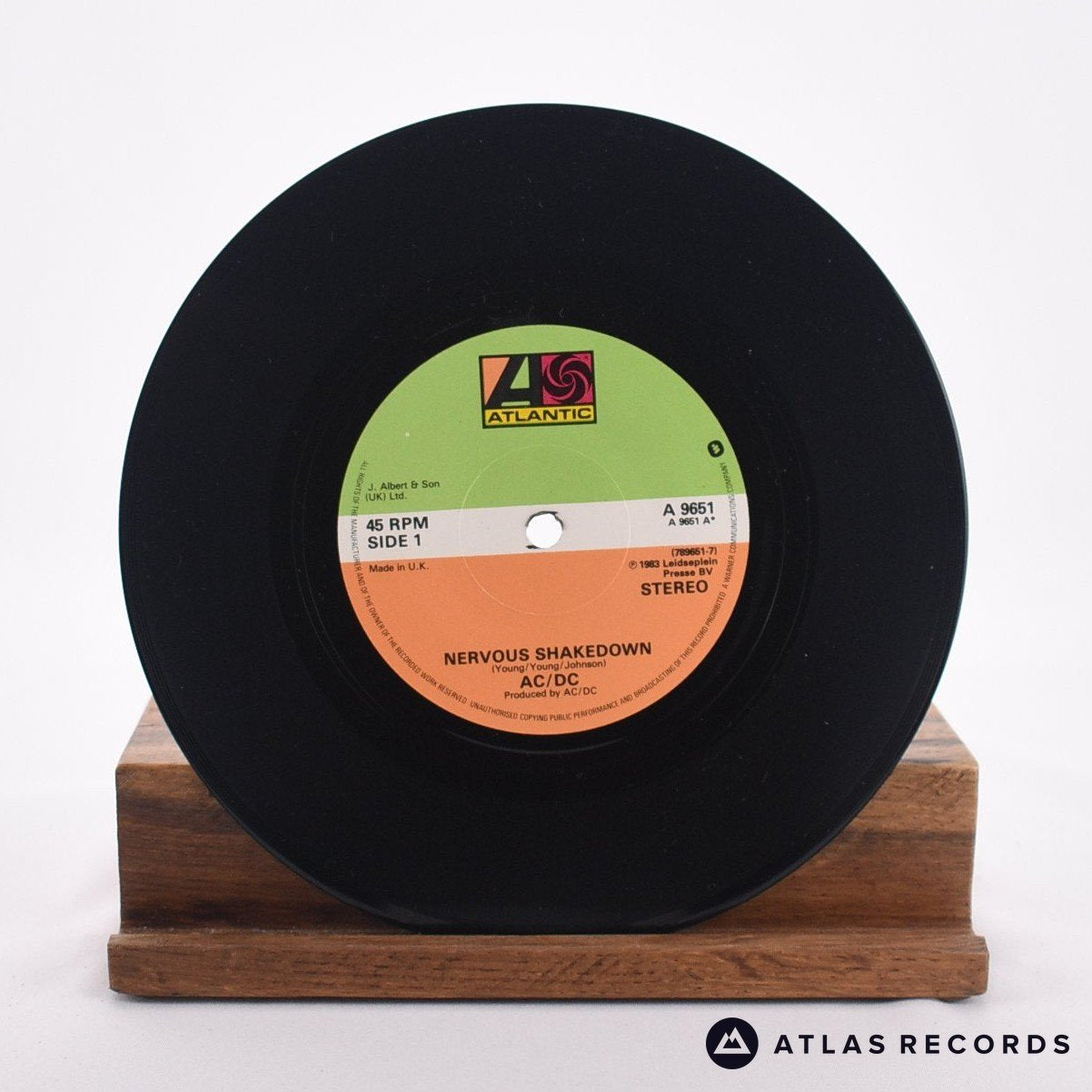 AC/DC - Nervous Shakedown - 7" Vinyl Record - EX/VG+