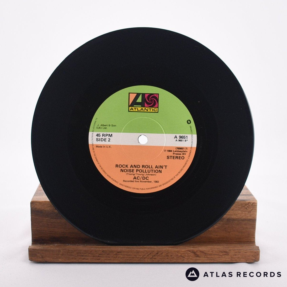 AC/DC - Nervous Shakedown - 7" Vinyl Record - EX/VG+