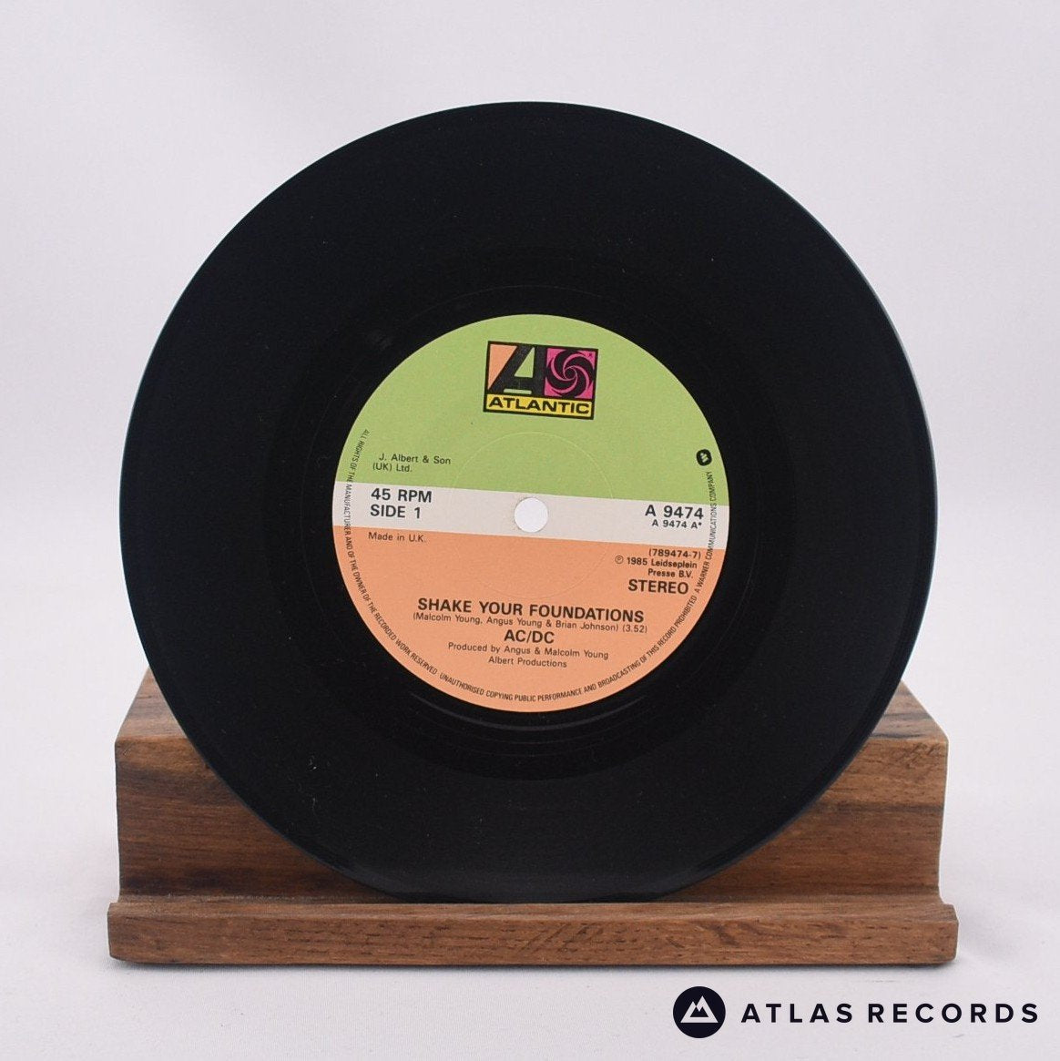 AC/DC - Shake Your Foundations - 7" Vinyl Record - EX/VG+