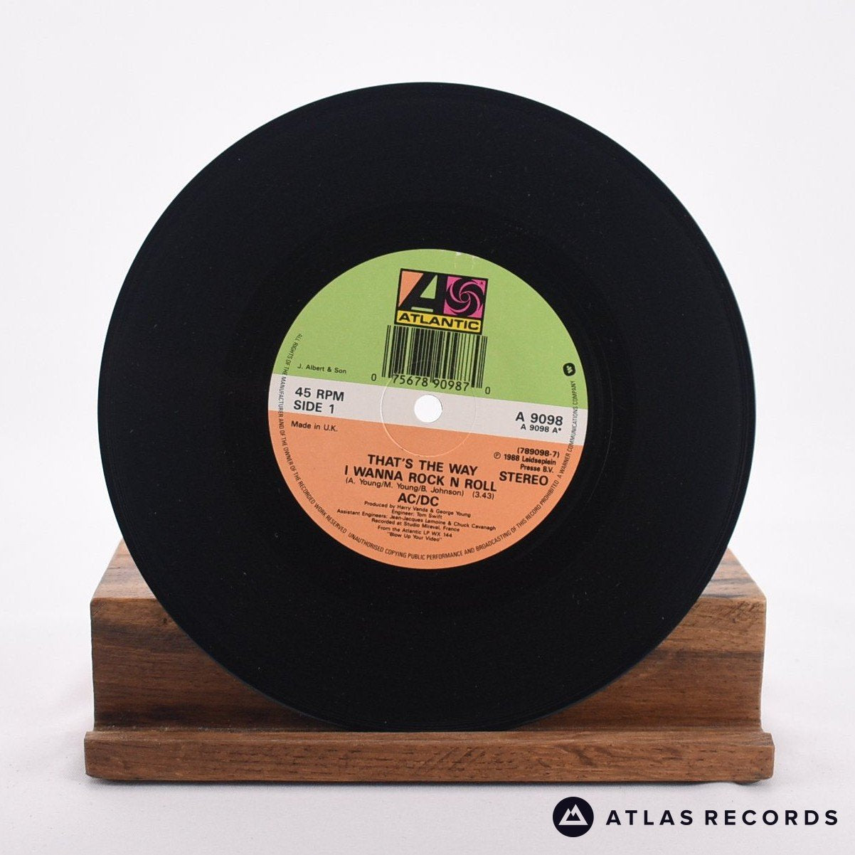 AC/DC - That's The Way I Wanna Rock N Roll - 7" Vinyl Record - VG+/EX