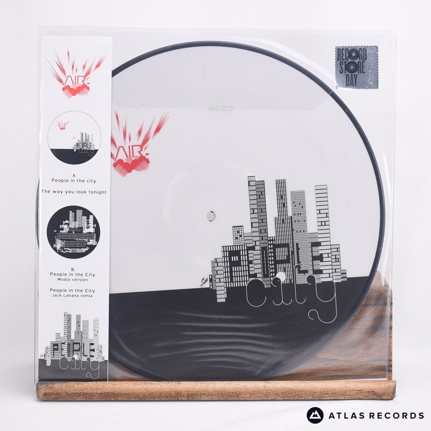 AIR - People In The City - Picture Disc Reissue 12" Vinyl Record - EX/EX