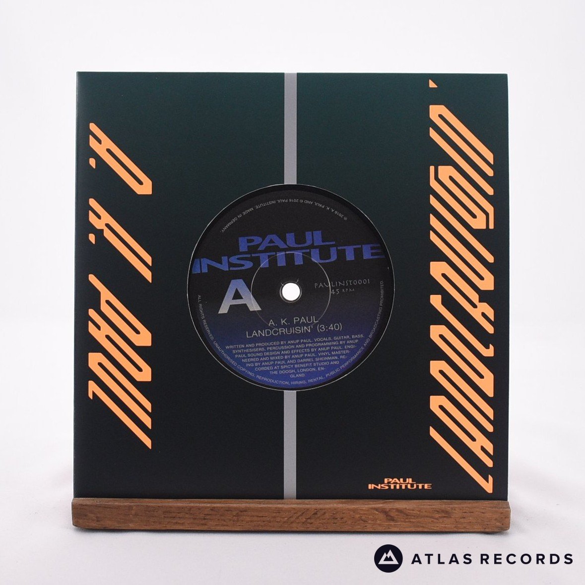 A.K. Paul - Landcruisin' - Limited Edition A1 B1 7" Vinyl Record - NM/NM