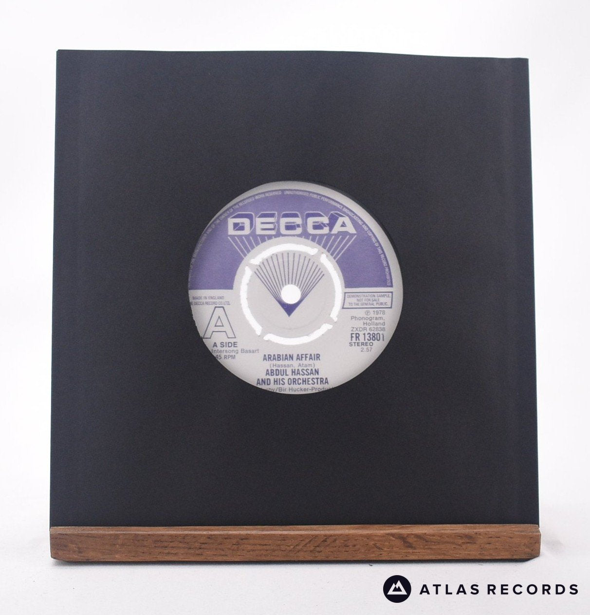 Abdul Hassan And His Orchestra - Arabian Affair / Desert Dance - 7" Vinyl Record - NM