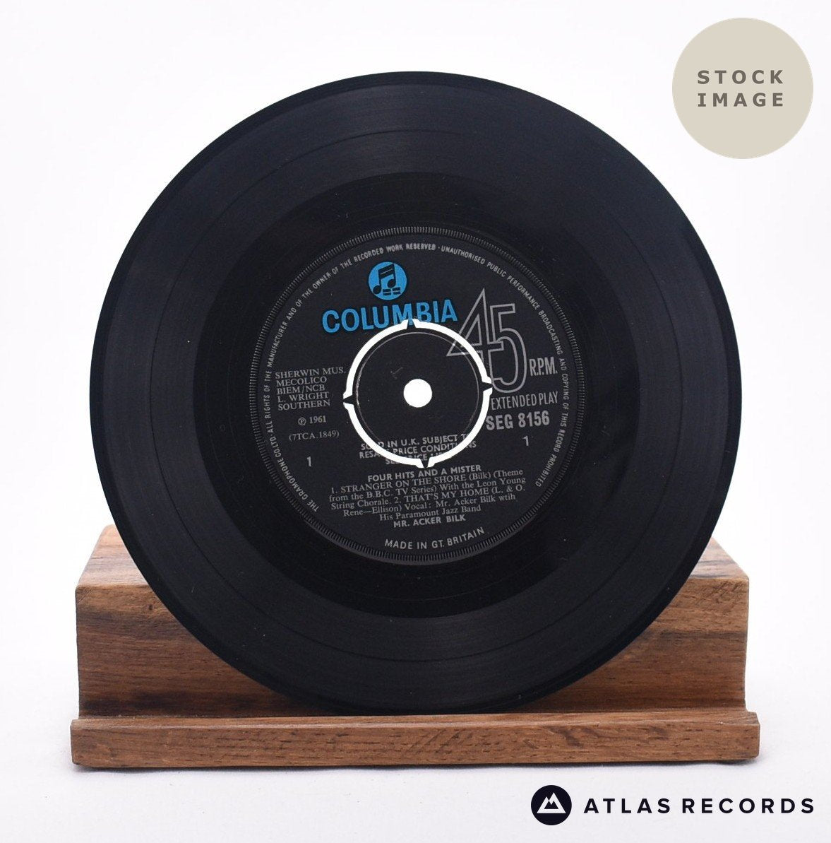 Acker Bilk - Four Hits And A Mister - 7" EP Vinyl Record
