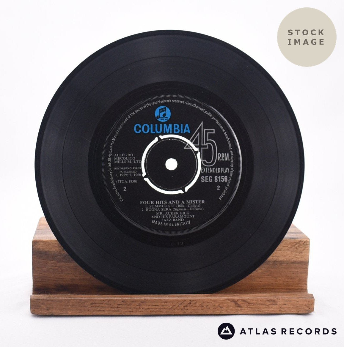 Acker Bilk - Four Hits And A Mister - 7" EP Vinyl Record