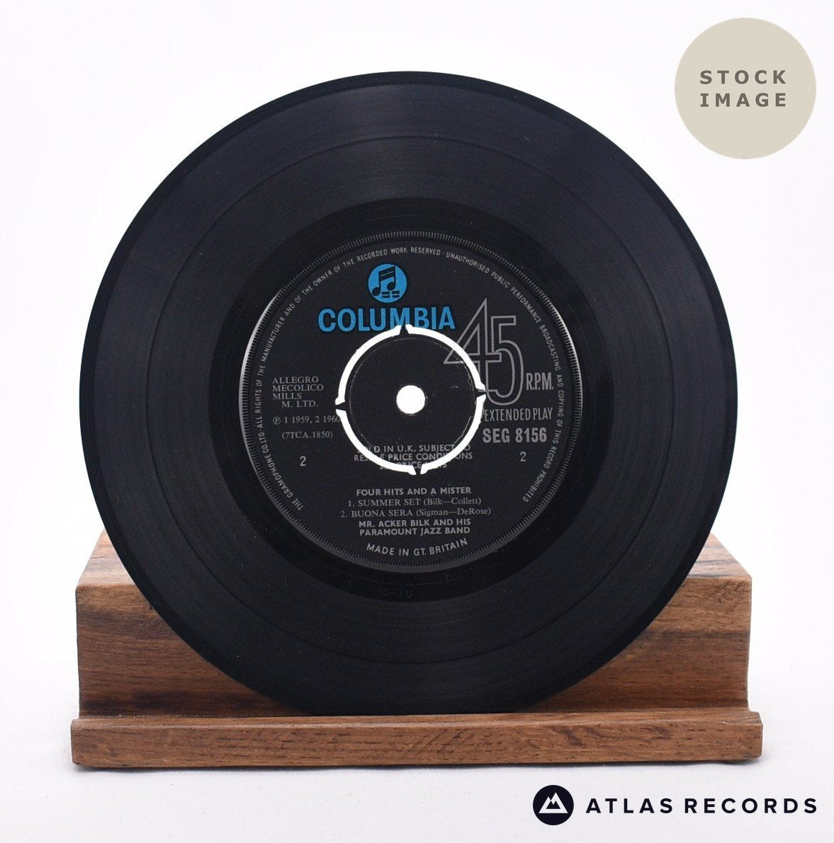 Acker Bilk - Four Hits And A Mister - 7" EP Vinyl Record