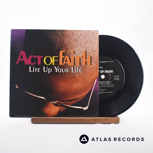 Act Of Faith - Lite Up Your Life - 7" Vinyl Record - EX/EX