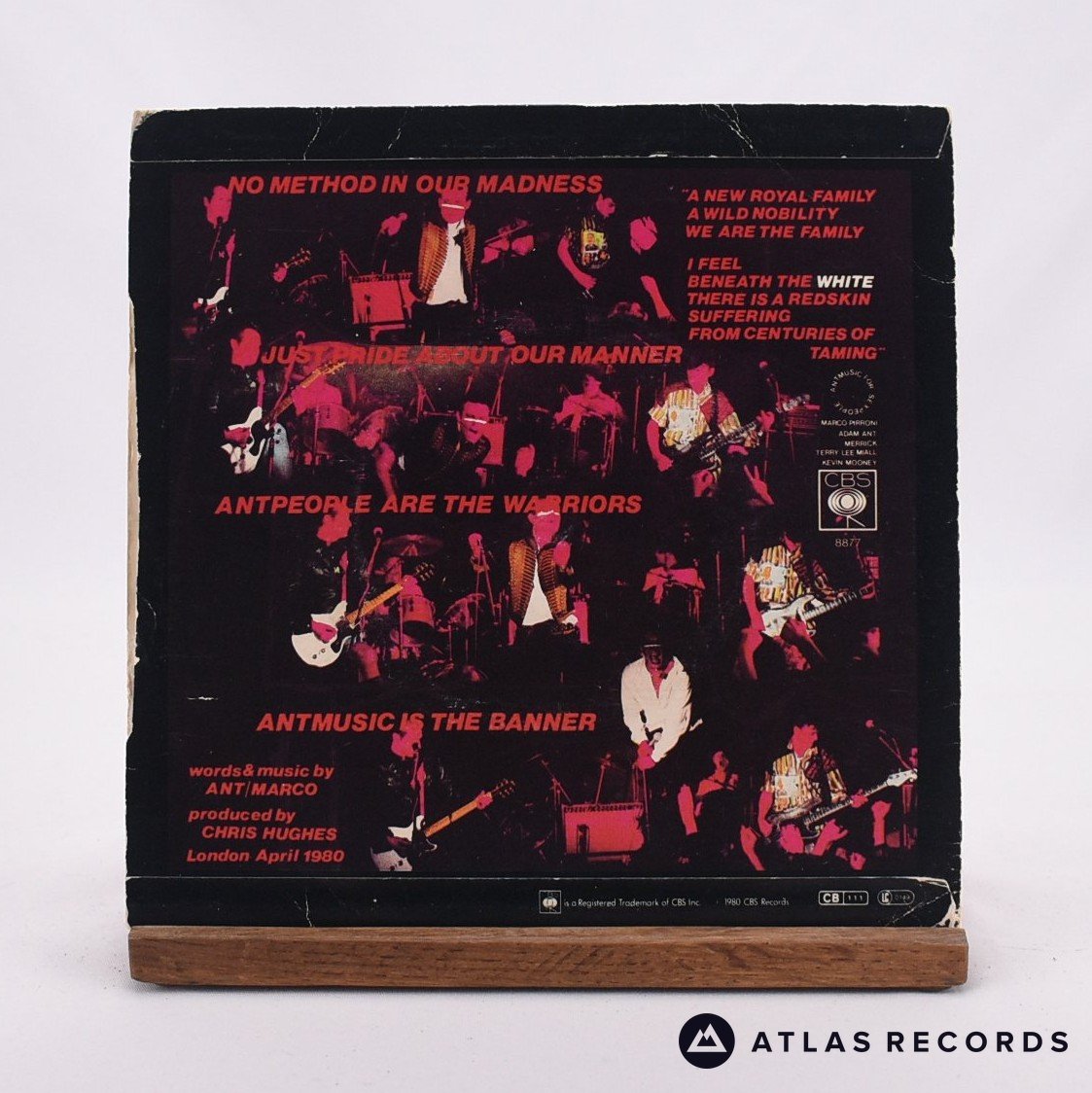 Adam And The Ants - Kings Of The Wild Frontier - 7" Vinyl Record - VG+/VG+