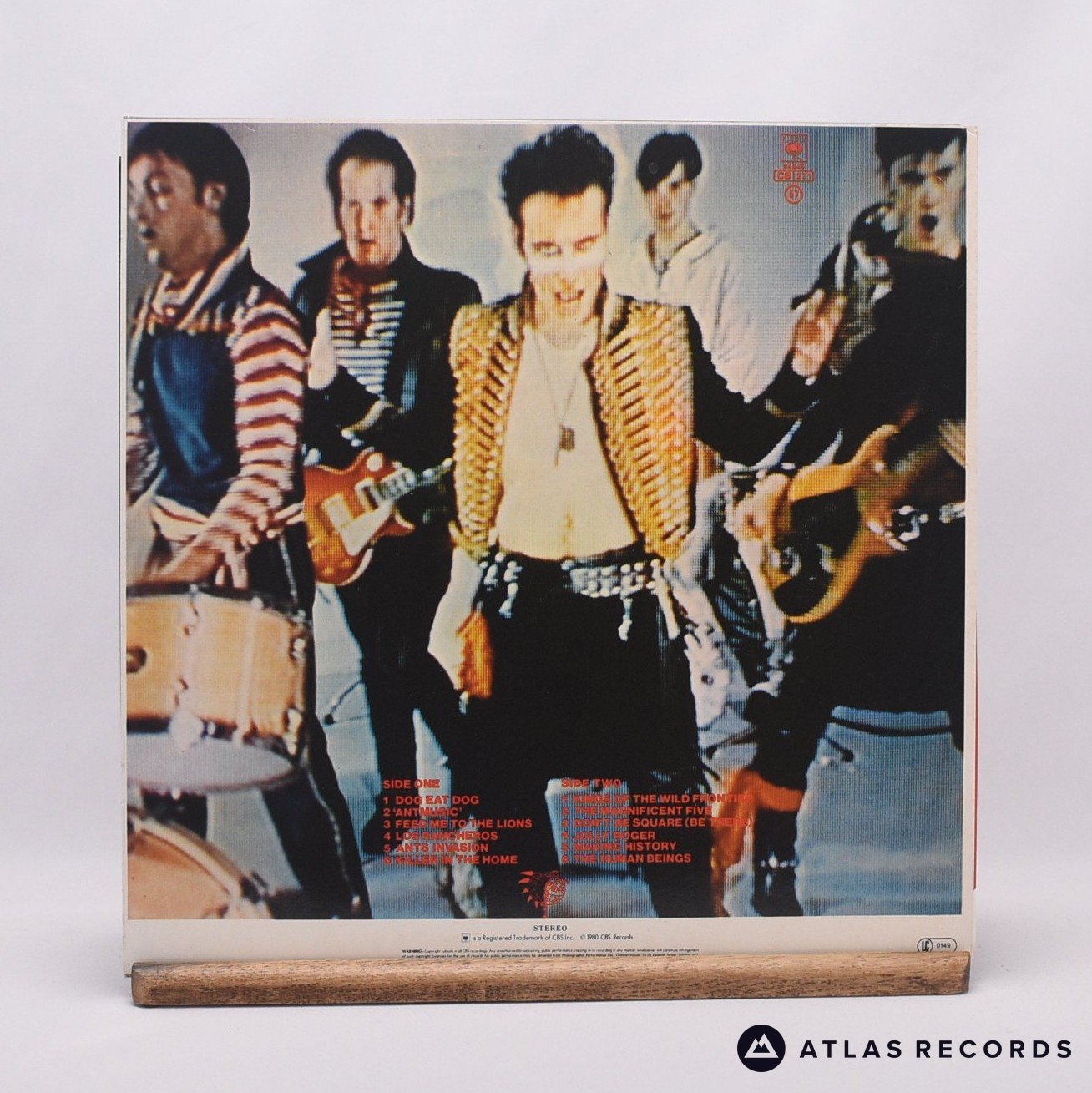Adam And The Ants - Kings Of The Wild Frontier - A3 B2 LP Vinyl Record - EX/VG+