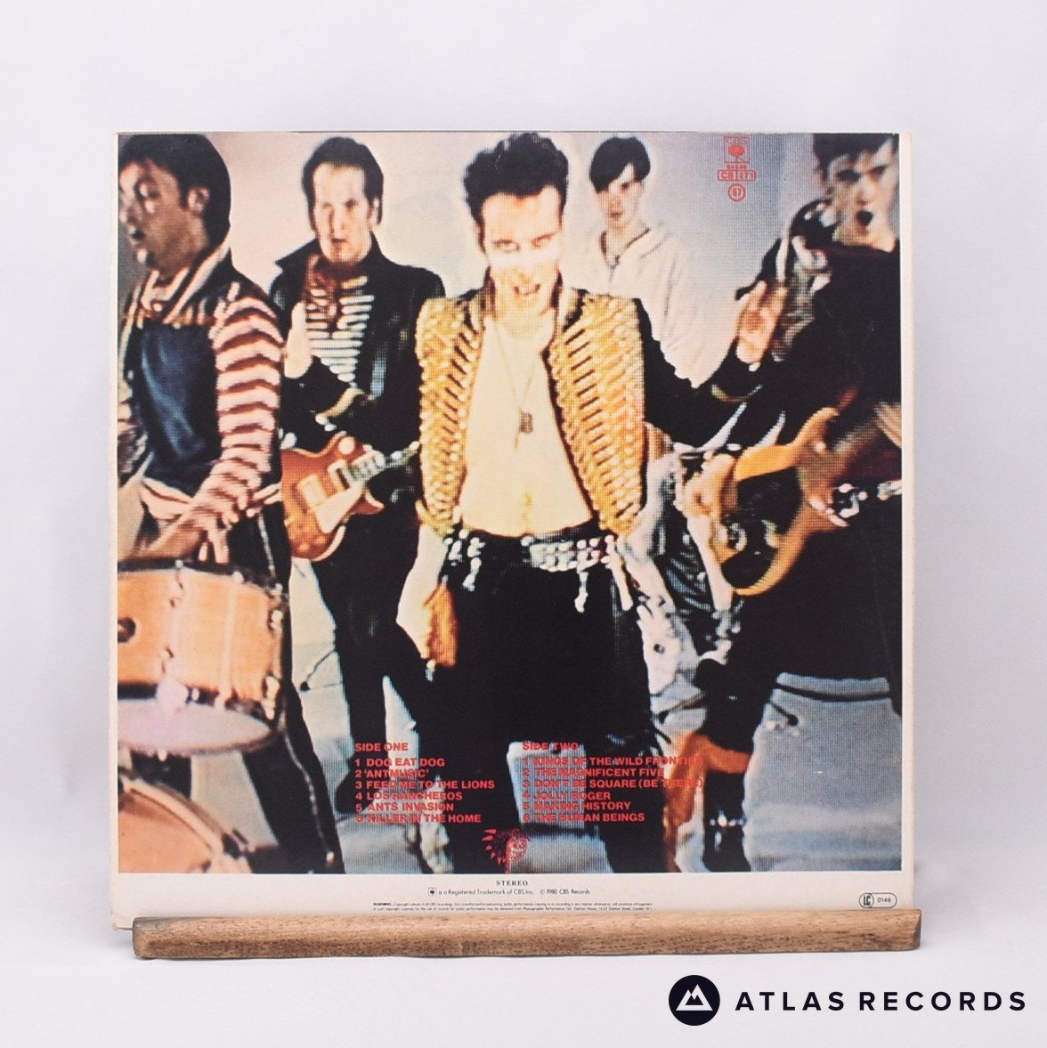 Adam And The Ants - Kings Of The Wild Frontier - A4 B3 LP Vinyl Record - EX/EX