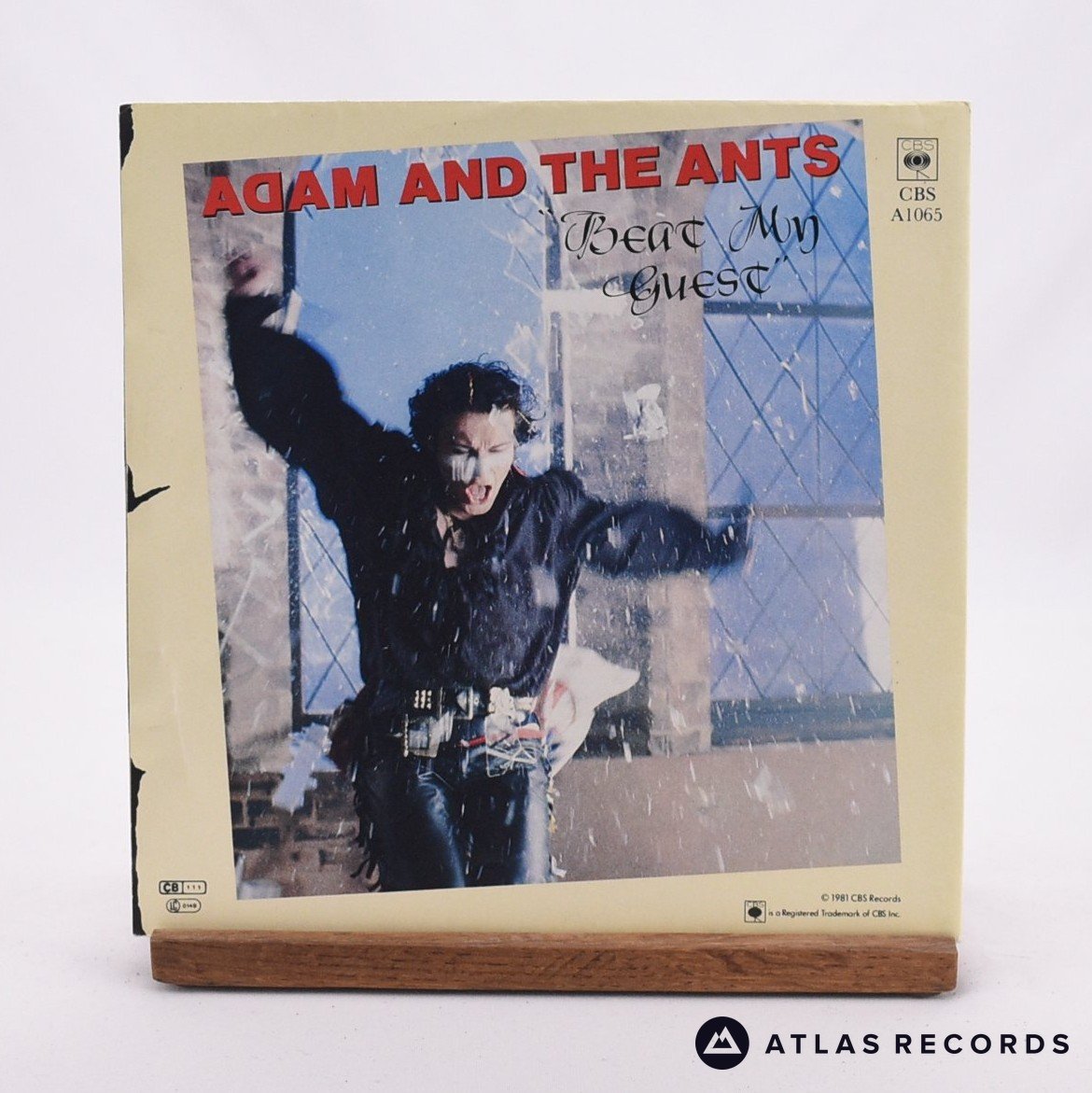 Adam And The Ants - Stand & Deliver! - Poster Sleeve 7" Vinyl Record - EX/EX