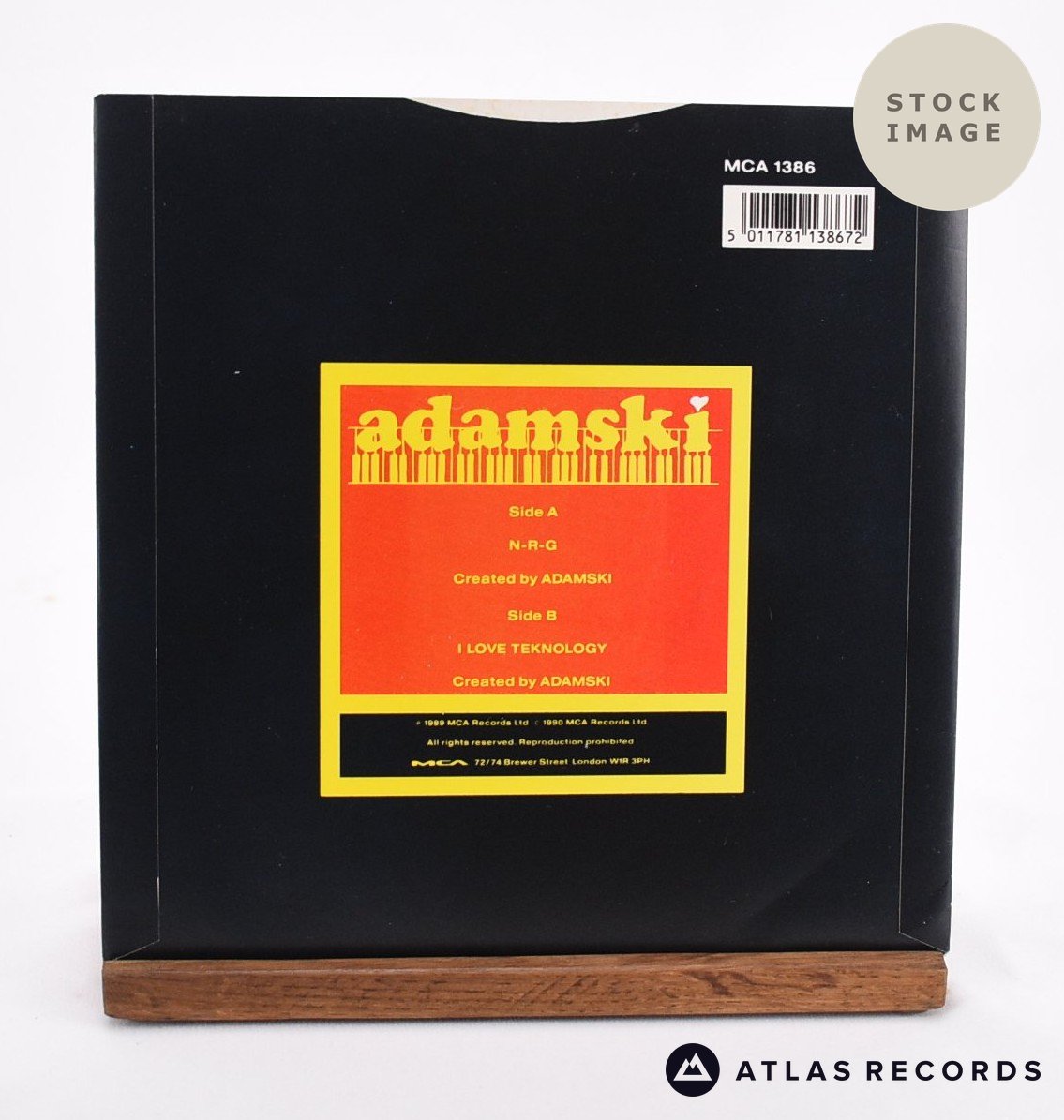 Adamski - N-R-G - 7" Vinyl Record