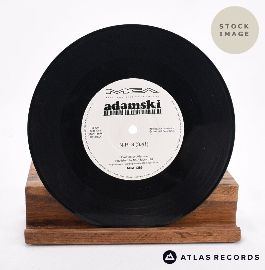 Adamski - N-R-G - 7" Vinyl Record