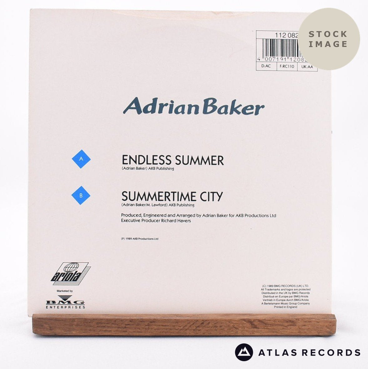 Adrian Baker - Endless Summer - 7" Vinyl Record