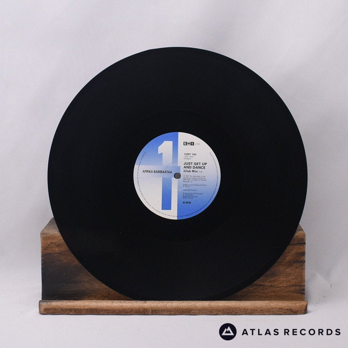 Afrika Bambaataa - Just Get Up And Dance - 12" Vinyl Record - EX/VG+